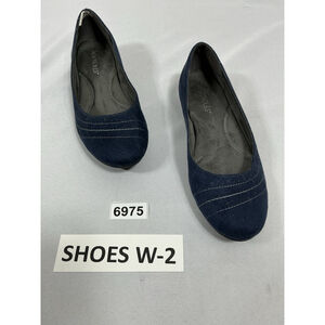 Womans New Aerosoles Rite On Slip On Loafers Size 8 Blue Round Toe